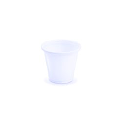 Műanyag pohár 80ml, fehér