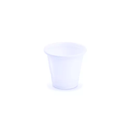 Műanyag pohár 80ml fehér