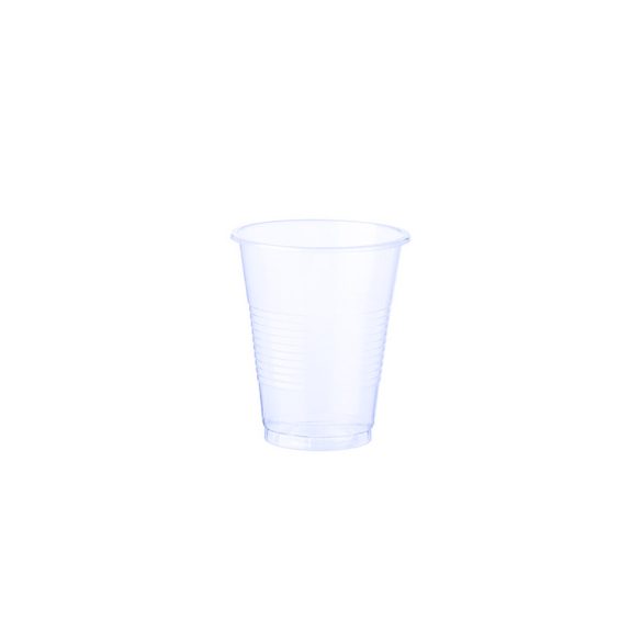 Műanyag pohár 100ml víztiszta