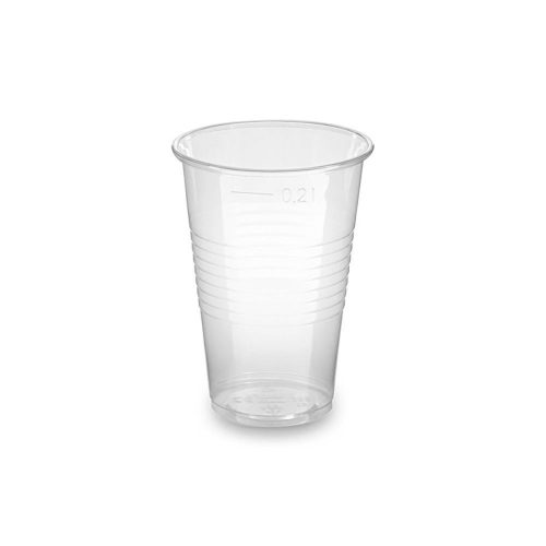 Műanyag pohár 200ml víztiszta