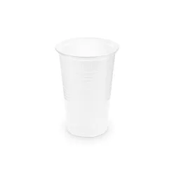 Műanyag pohár 200ml fehér