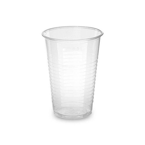 Műanyag pohár 300ml víztiszta (PP) REPLAST