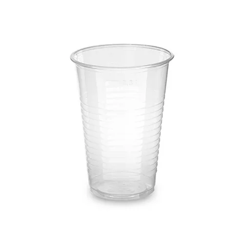 Műanyag REPLAST pohár 300ml víztiszta (PP),  újrahasználható