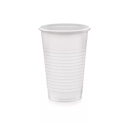 Műanyag REPLAST pohár 300ml fehér (PP), újrahasználható