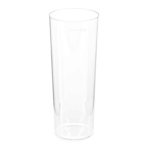 Műanyag Longdrink pohár  300ml (3dl/4cl)