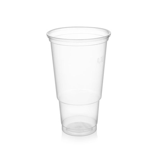 Műanyag pohár 300ml víztiszta (PP) sörös