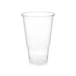   Műanyag REPLAST pohár 400ml víztiszta (PP) sörös,  újrahasználható