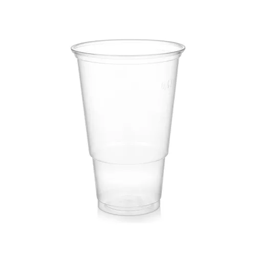 Műanyag REPLAST pohár 400ml víztiszta (PP) sörös,  újrahasználható