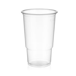 Műanyag pohár 500ml víztiszta (PP) sörös