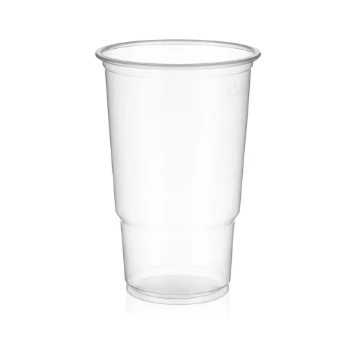 Műanyag REPLAST pohár 500ml víztiszta (PP) sörös, újrahasználható