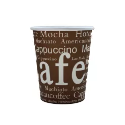 Papírpohár 220ml (80mm) CAPPUCCINO