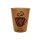 Kraft papírpohár 220ml (80mm) COFFEE TIME