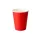 Piros papírpohár 340ml (90mm)