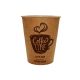 Kraft papírpohár 340ml (90mm) COFFEE TIME