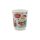 Karácsonyi mintás duplafalú papírpohár, 340 ml – hőszigetelt, 90 mm perem