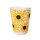 100% lebomló papírpohár  duplafalú 350ml (90mm) SUNFLOWER 3D műanyagmentes