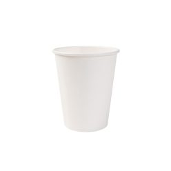   100% lebomló papírpohár fehér 220ml (80mm) műanyagmentes
