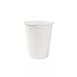   100% lebomló papírpohár fehér 220ml (80mm) műanyagmentes