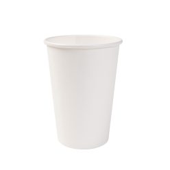   Papírpohár 100% lebomló fehér 340ml (90mm) műanyagmentes