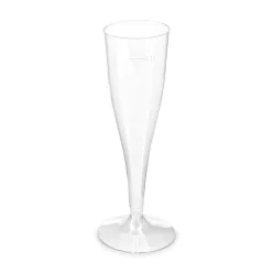 Talpas műanyag pezsgőspohár 110ml