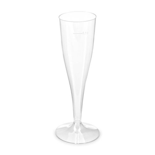 Talpas műanyag pezsgőspohár 110ml