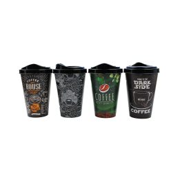 Kávés rePohár 400ml (ivólyukas tetővel)