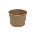 KING MINI 240 ml papírpohár kraft (90mm)