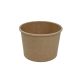 KING MINI 240 ml papírpohár kraft (90mm)