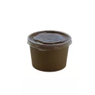 KING MINI 240 ml papírpohár kraft (90mm)