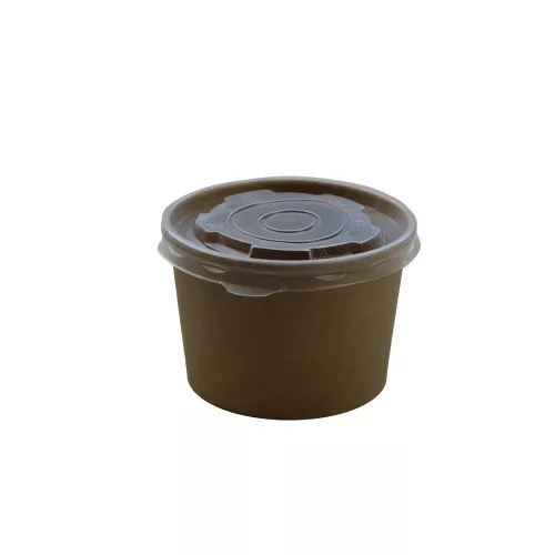 KING MINI 240 ml papírpohár kraft (90mm)