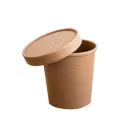 GRANADA 350 ml leveses papírpohár kraft (91mm)