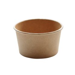 KING 400 ml papírpohár kraft (115mm)