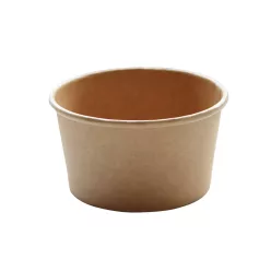 KING 400 ml papírpohár kraft (115mm)