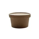 KING 400 ml papírpohár kraft (115mm)