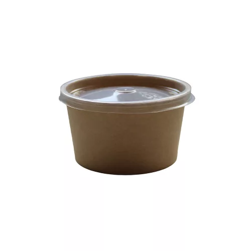 KING 400 ml papírpohár kraft (115mm)