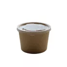 KING 500 ml papírpohár kraft (115mm)