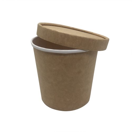 MONACO 600 ml  papírdoboz kraft (108mm)