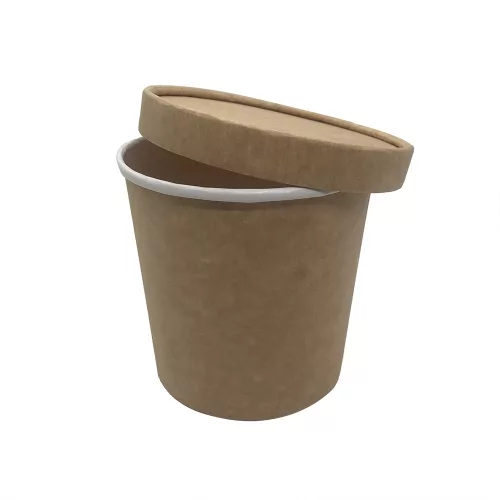 MONACO 600 ml  papírdoboz kraft (108mm)