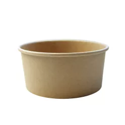 Papír salátás alj 1100ml kraft (165mm)