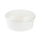 Papír salátás alj 1300ml fehér (185mm)