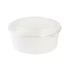 Papír salátás alj 1300ml fehér (185mm)