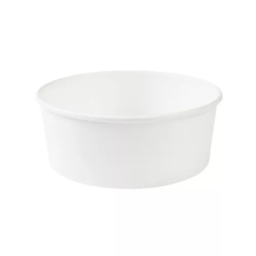 Papír salátás alj 1300ml fehér (185mm)