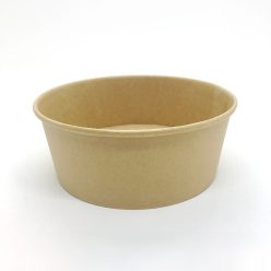 Papír salátás alj 1300ml kraft (185mm)