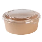 Papír salátás alj 1300ml kraft (185mm)