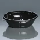 Salátás doboz 1000ml fekete PET