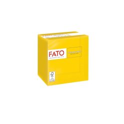 Napsárga szalvéta 25x25cm, 2 rétegű, koktél