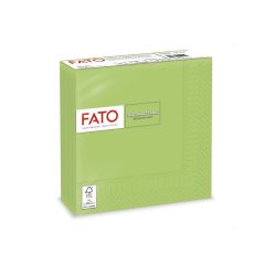 Zöld szalvéta 33x33cm, 2 rétegű, 1/4 hajtott