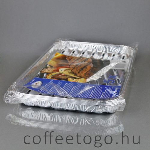 Alumínium szögletes grilltálca 34x22cm