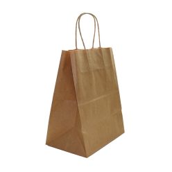 Papírtáska 21x27+14cm (barna) -ExTRA ERŐS-