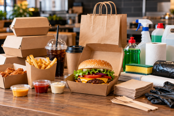 Milyen csomagolásokra van szüksége egy hamburgeres street food étteremnek?
